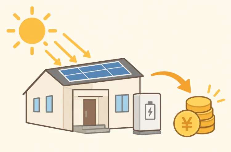 一条工務店での太陽光発電の収支の実際